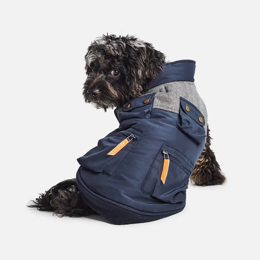 Waterproof Ripstop Dog Coat—Blue - Image 2